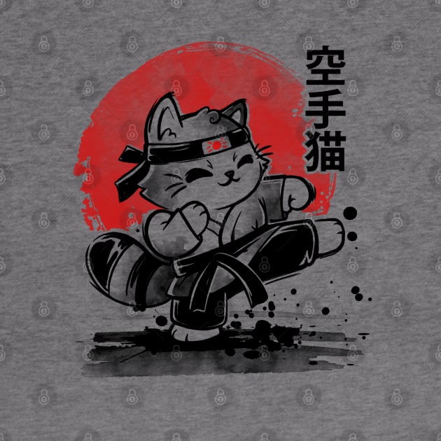 Karate cat by NemiMakeit